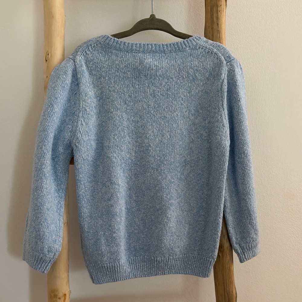 Hatley Blue Sweater with Rainbow Design - Picture 3 of 3